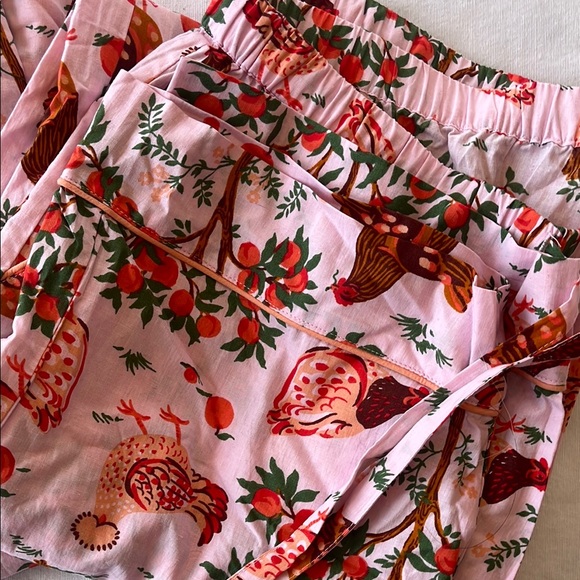 Pink Patterned Pajama Set - Picture 3 of 3